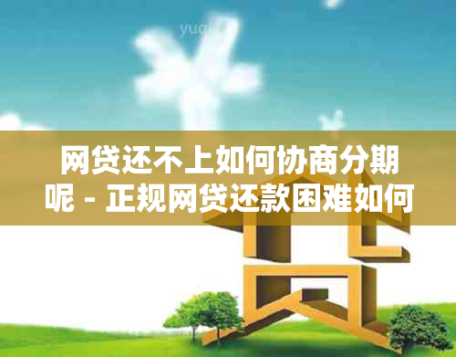 网贷还不上如何协商分期呢 - 正规网贷还款困难如何协商处理