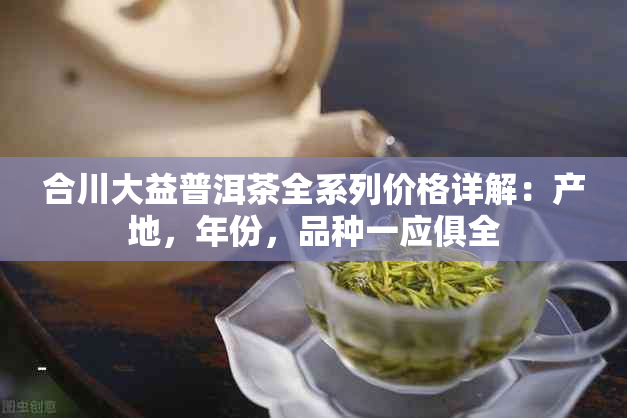 合川大益普洱茶全系列价格详解：产地，年份，品种一应俱全