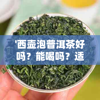 '西壶泡普洱茶好吗？能喝吗？适合泡普洱茶吗？'