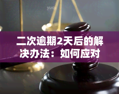 二次逾期2天后的解决办法：如何应对还款并避免影响信用记录