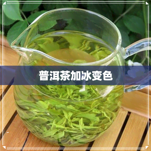 普洱茶加冰变色