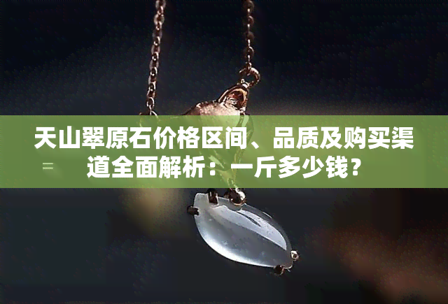 天山翠原石价格区间、品质及购买渠道全面解析：一斤多少钱？