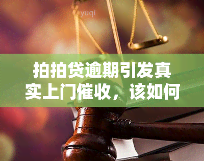 拍拍贷逾期引发真实上门，该如何应对？