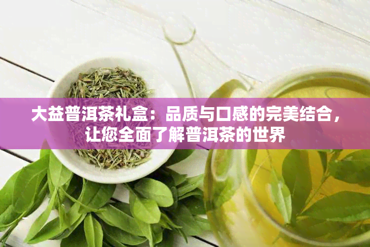 大益普洱茶礼盒：品质与口感的完美结合，让您全面了解普洱茶的世界