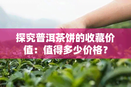 探究普洱茶饼的收藏价值：值得多少价格？