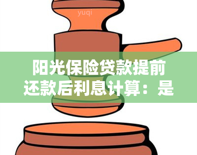 阳光保险贷款提前还款后利息计算：是否划算？