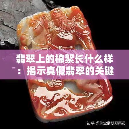 翡翠上的棉絮长什么样：揭示真假翡翠的关键特征