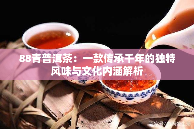 88青普洱茶：一款传承千年的独特风味与文化内涵解析