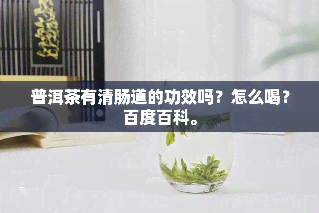 普洱茶有清肠道的功效吗？怎么喝？百度百科。