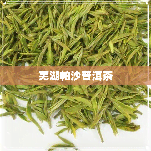 芜湖帕沙普洱茶