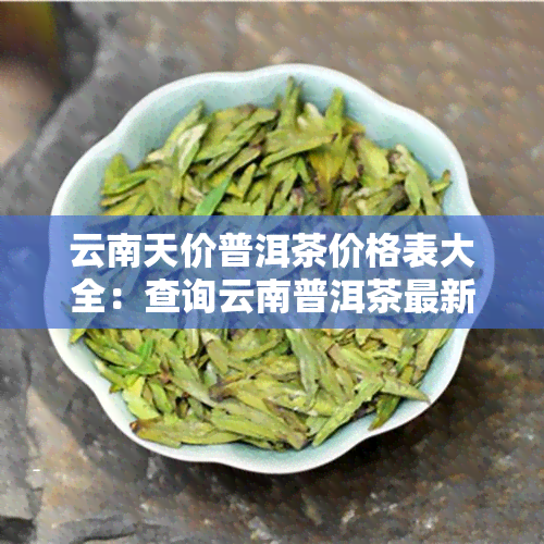 云南天价普洱茶价格表大全：查询云南普洱茶最新价格，了解市场行情。