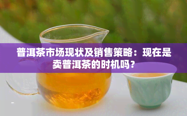 普洱茶市场现状及销售策略：现在是卖普洱茶的时机吗？