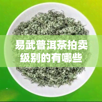 易武普洱茶拍卖级别的有哪些品种？