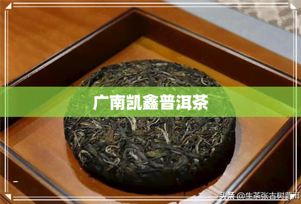 广南凯鑫普洱茶