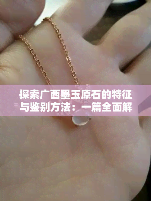 探索广西墨玉原石的特征与鉴别方法：一篇全面解析墨玉原石的文章