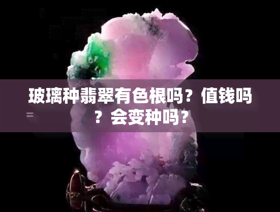 玻璃种翡翠有色根吗？值钱吗？会变种吗？