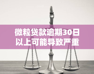 微粒贷款逾期30日以上可能导致严重后果，如何及时解决？