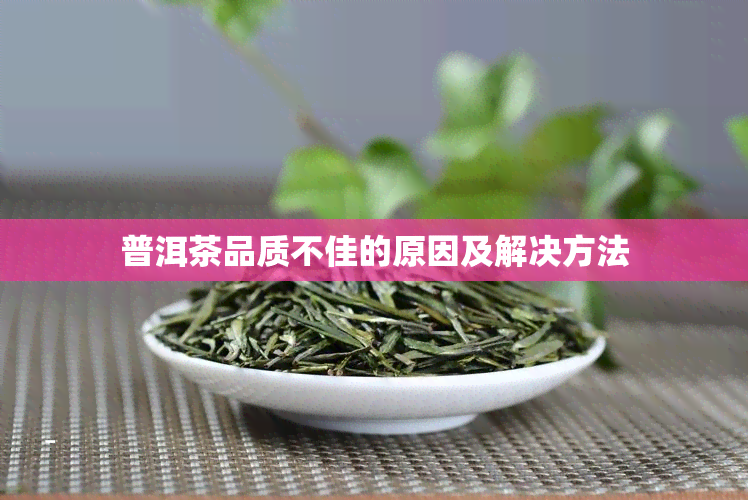 普洱茶品质不佳的原因及解决方法