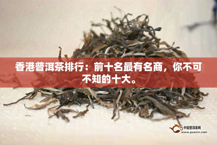 普洱茶排行：前十名最有名商，你不可不知的十大。