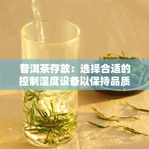 普洱茶存放：选择合适的控制湿度设备以保持品质和口感