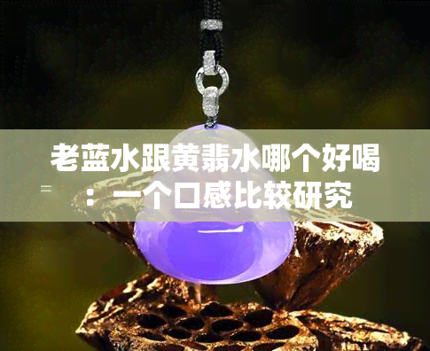 老蓝水跟黄翡水哪个好喝：一个口感比较研究