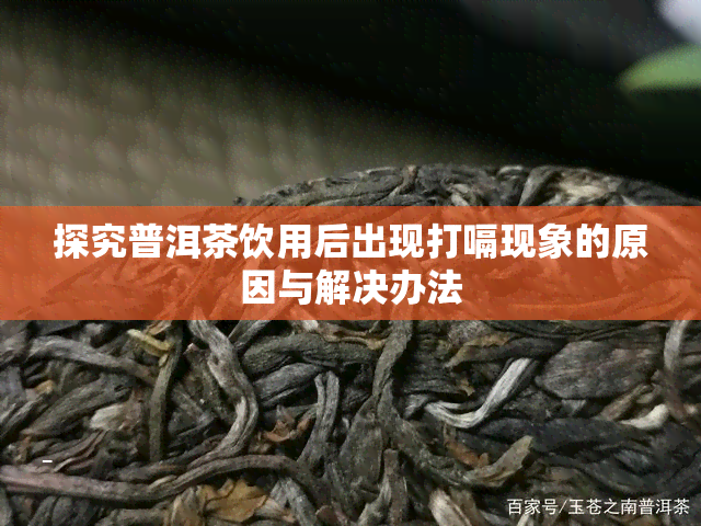 探究普洱茶饮用后出现打嗝现象的原因与解决办法