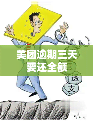 美团逾期三天要还全额