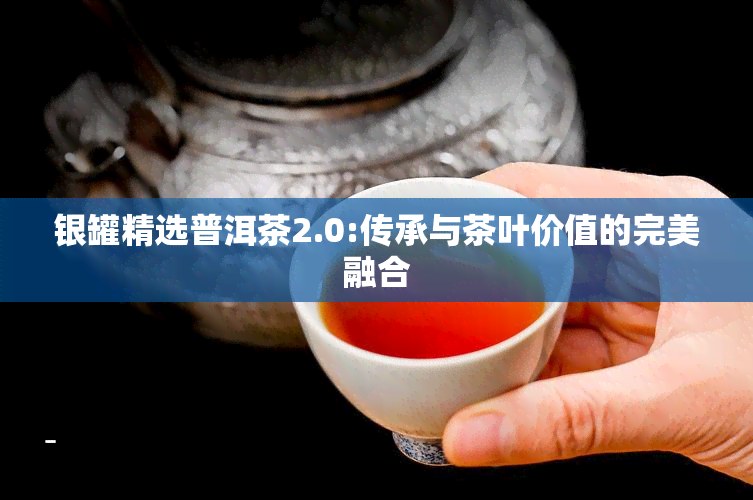 银罐精选普洱茶2.0:传承与茶叶价值的完美融合