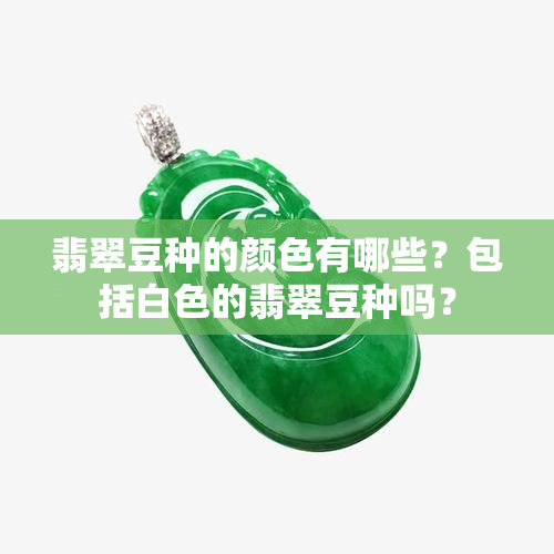 翡翠豆种的颜色有哪些？包括白色的翡翠豆种吗？