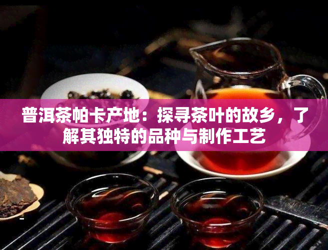 普洱茶帕卡产地：探寻茶叶的故乡，了解其独特的品种与制作工艺