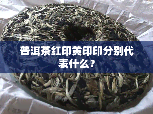 普洱茶红印黄印印分别代表什么？