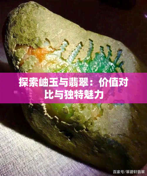 探索岫玉与翡翠：价值对比与独特魅力