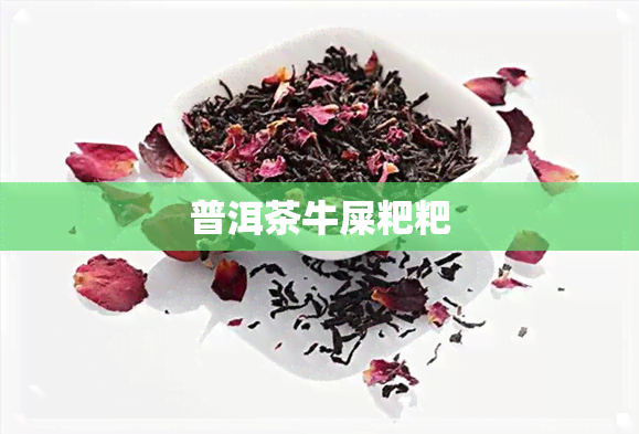 普洱茶牛屎粑粑