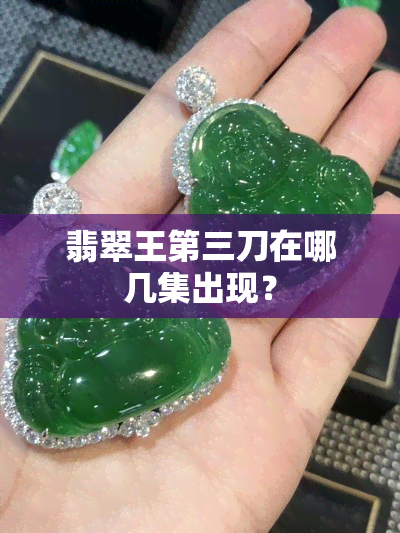 翡翠王第三刀在哪几集出现？