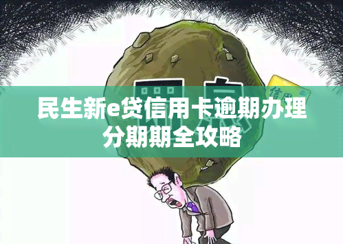 民生新e贷信用卡逾期办理分期期全攻略