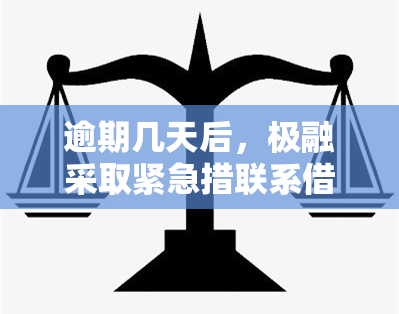 逾期几天后，极融采取紧急措联系借款人，以避免债务违约