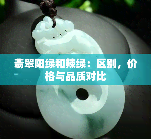 翡翠阳绿和辣绿：区别，价格与品质对比