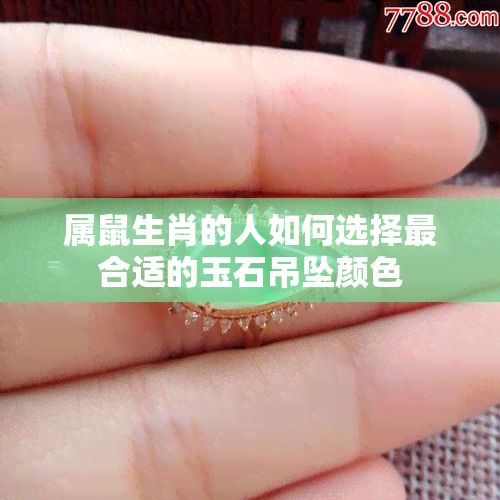 属鼠生肖的人如何选择最合适的玉石吊坠颜色