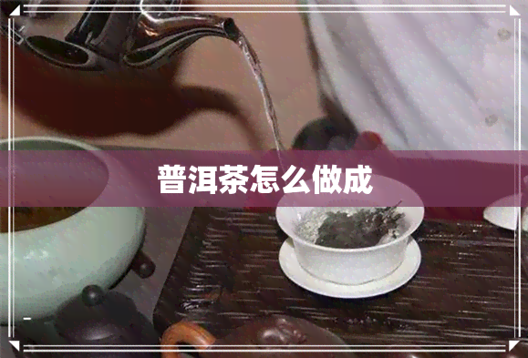 普洱茶怎么做成