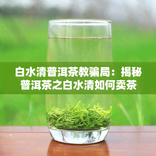 白水清普洱茶教骗局：揭秘普洱茶之白水清如何卖茶给家印