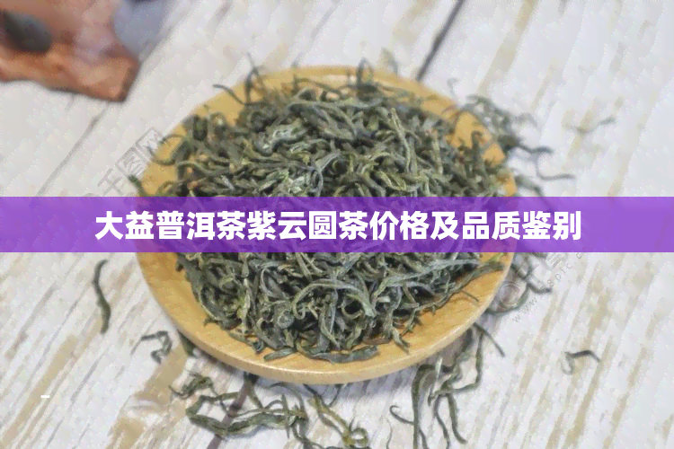 大益普洱茶紫云圆茶价格及品质鉴别