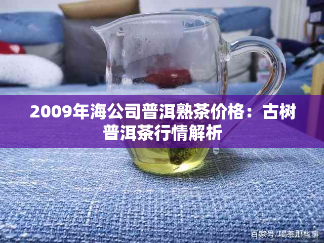 2009年海公司普洱熟茶价格：古树普洱茶行情解析