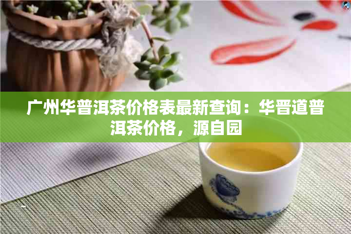 广州华普洱茶价格表最新查询：华晋道普洱茶价格，源自园