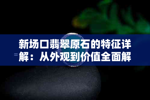 新场口翡翠原石的特征详解：从外观到价值全面解析，让您轻松辨别真伪与优劣