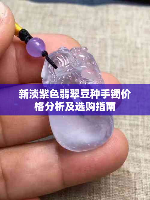 新淡紫色翡翠豆种手镯价格分析及选购指南