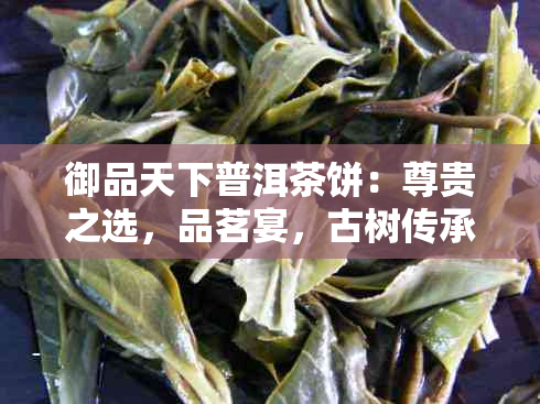 御品天下普洱茶饼：尊贵之选，品茗宴，古树传承，收藏珍品