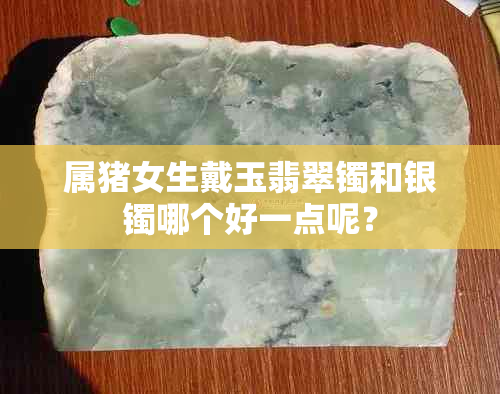 属猪女生戴玉翡翠镯和银镯哪个好一点呢？