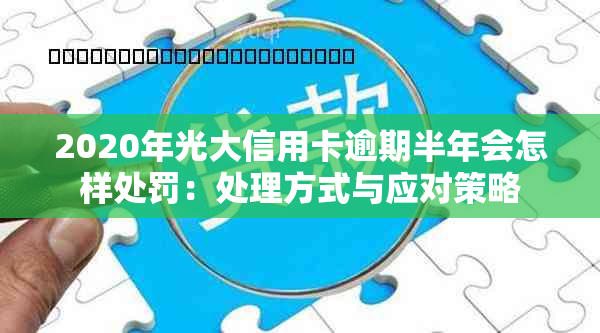 2020年光大信用卡逾期半年会怎样处罚：处理方式与应对策略