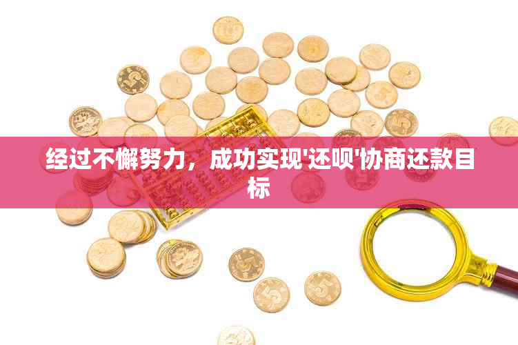 经过不懈努力，成功实现'还呗'协商还款目标