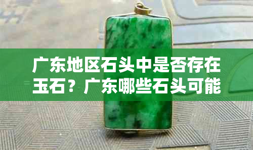 广东地区石头中是否存在玉石？广东哪些石头可能含有玉石成分？